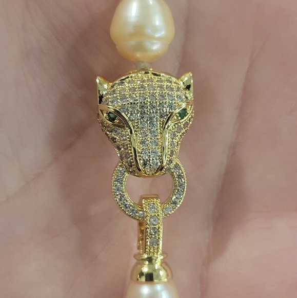 REAL - 11mm Peach Pearl Necklace - Picture 6 of 6